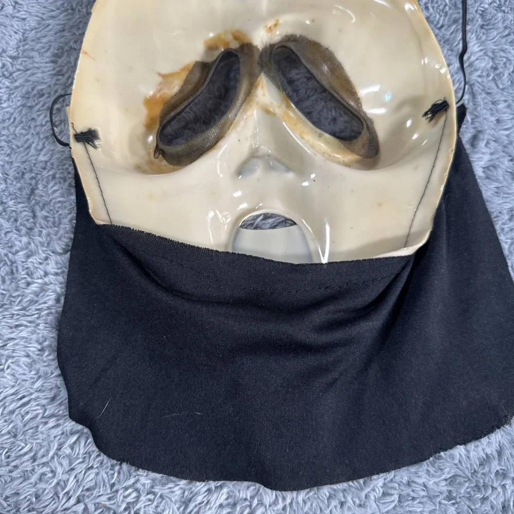 VTG Ghost Face Mask Stamp Glow Scream Easter Unlimited Inc Fun World Div OG